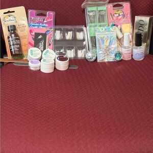 Nail Art Supplies Set with Polish and Accessories